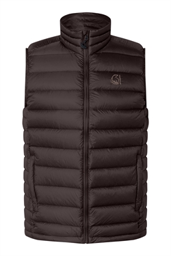 Nordisk Harald Dun Vest Mens - Black Coffee - Dunvest